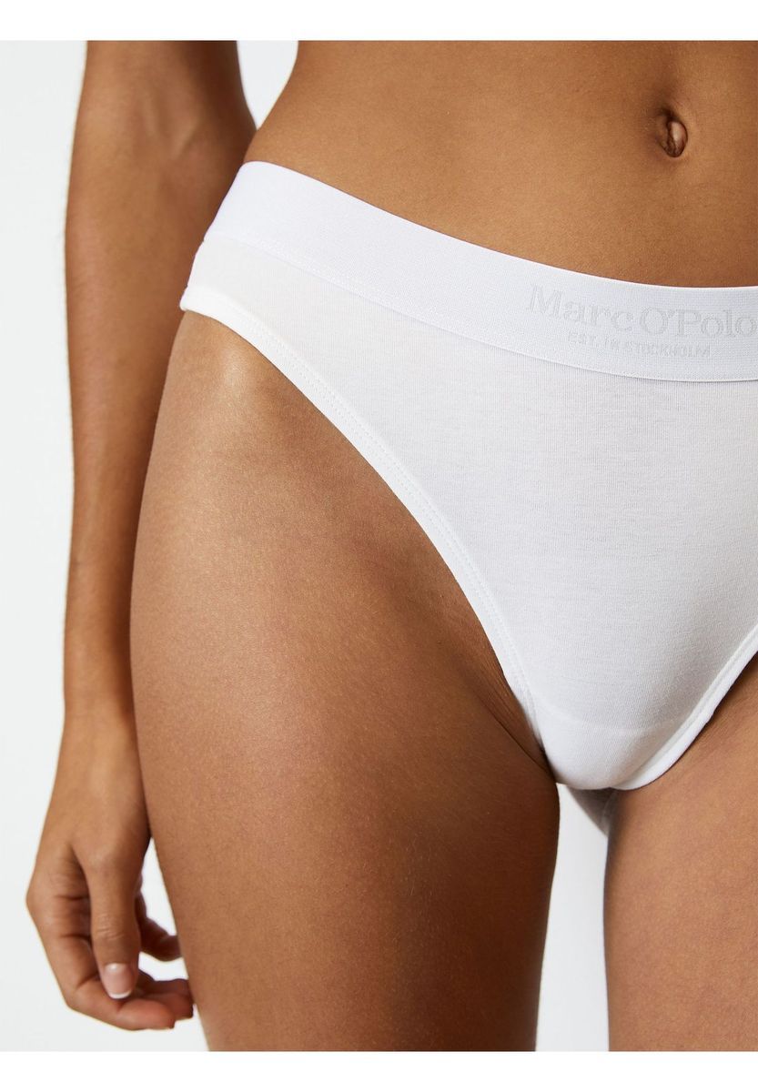 Klassisches, einfarbiges Baumwoll-String-Set