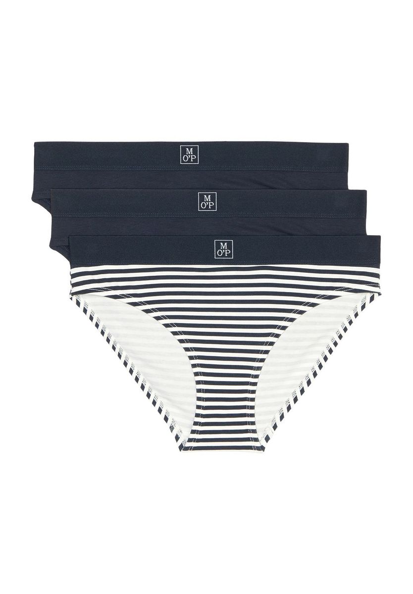 Damen Slips mit Logo-Bund im 3er-Pack
