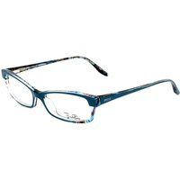 Ep2649 Brille Türkis Blumenrahmen