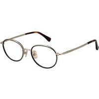 Ovale Brille mit Metallrahmen