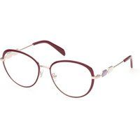 Ovale Brille mit Roségold-Akzenten