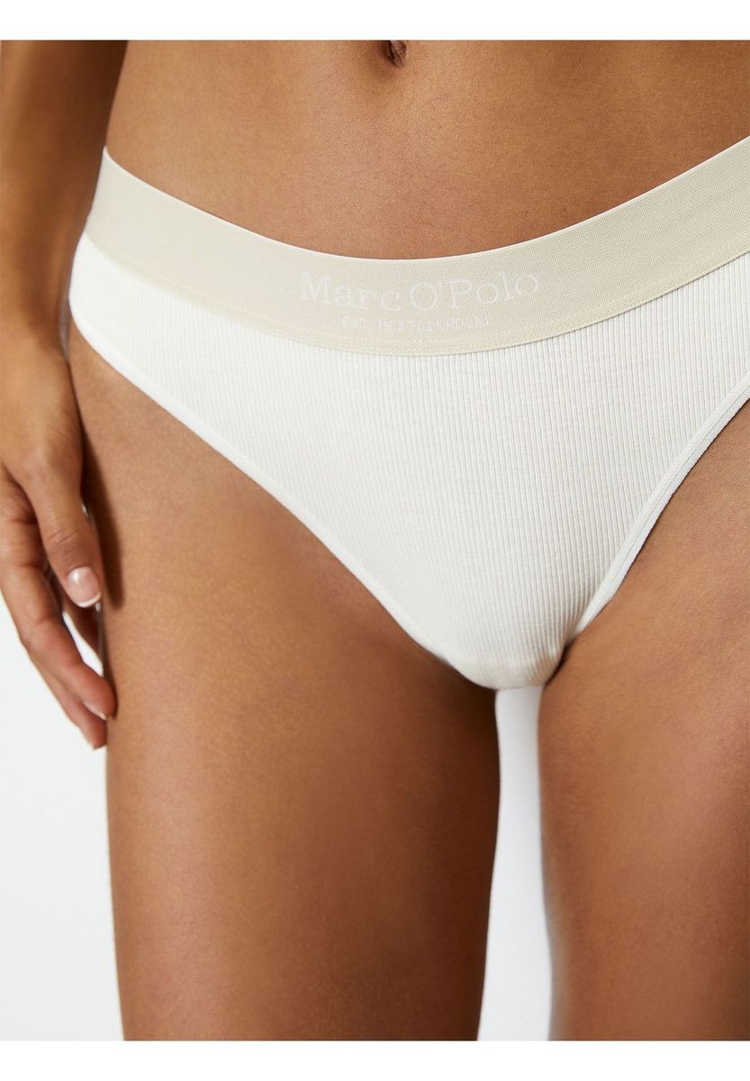 Klassische gerippte Tangas im Zweierpack