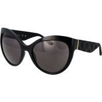 Sonnenbrille mit gemusterten Bügeln