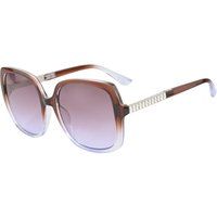 Übergroße quadratische Strass-Sonnenbrille