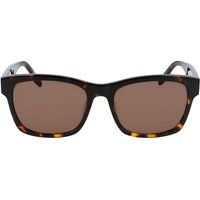 Klassische rechteckige Schildpatt Sonnenbrille