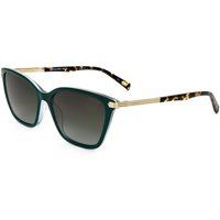 Grüne Cateye-Rahmenmode Sonnenbrille