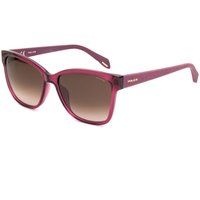 Sonnenbrille mit quadratischem Rahmen und Farbverlaufsgläsern