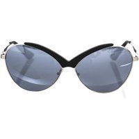 Chice Cateye Sonnenbrille mit silbernem Rahmen