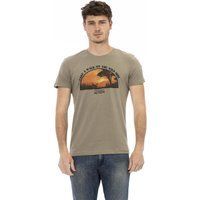 Grafikdruck Rundhals T-Shirt