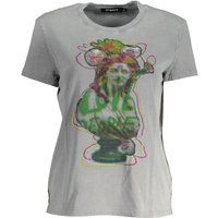 Grafik T-Shirt mit Blumen-Büsten-Print