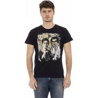 Vintage Grafik Print Rundhals T-Shirt