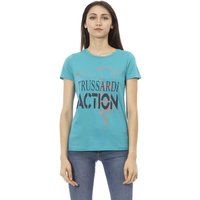 Baumwoll T-Shirt mit Grafikprint