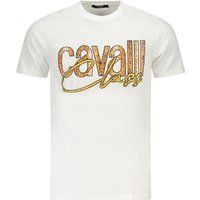 Cavalli Class Logo Baumwoll-T-Shirt
