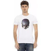 T-Shirt mit Totenkopf-Grafikdruck aus Baumwolle