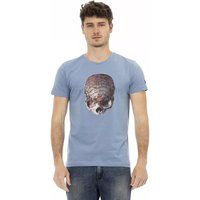 T-Shirt mit Totenkopf-Grafikdruck aus Baumwolle