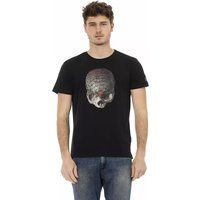 T-Shirt mit Totenkopf-Grafikdruck aus Baumwolle