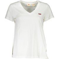 Klassisches V-Ausschnitt T-Shirt mit lockerer Passform