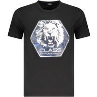 Baumwoll-T-Shirt mit Löwengrafik