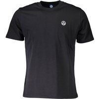 Klassisches, einfarbiges T-Shirt mit Rundhalsausschnitt