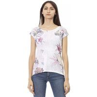 Lässiges T-Shirt mit Blumenmuster