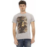 Lässiges T-Shirt mit Medusa-Grafikprint