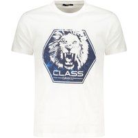 Baumwoll-T-Shirt mit Löwenkopf-Grafik