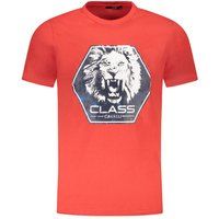 Baumwoll-T-Shirt mit Löwenkopf-Grafik