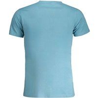 Lässiges, einfarbiges T-Shirt mit Rundhalsausschnitt
