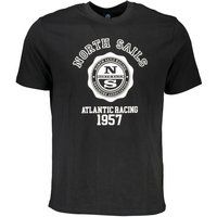 Baumwoll T-Shirt mit Vintage-Grafikprint