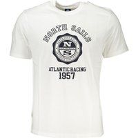 Bedrucktes Kurzarm-Baumwoll-T-Shirt