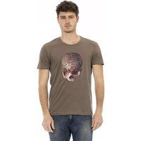 T-Shirt mit Schädelgrafik aus Baumwolle