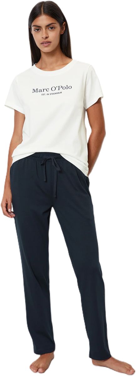 Loungewear-Hose mit Kordelzug aus Baumwolle