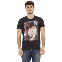 T-Shirt mit Distressed Grafikdruck und Rundhalsausschnitt