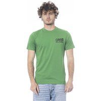 Klassisches grünes T-Shirt mit Rundhalsausschnitt