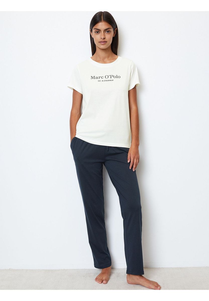 Lässiges Baumwoll-T-Shirt mit Logo