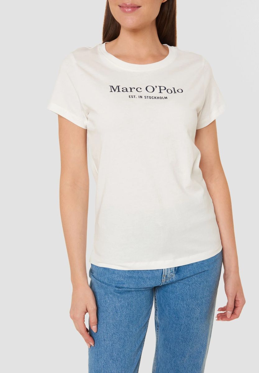 Lässiges Baumwoll-T-Shirt mit Logo