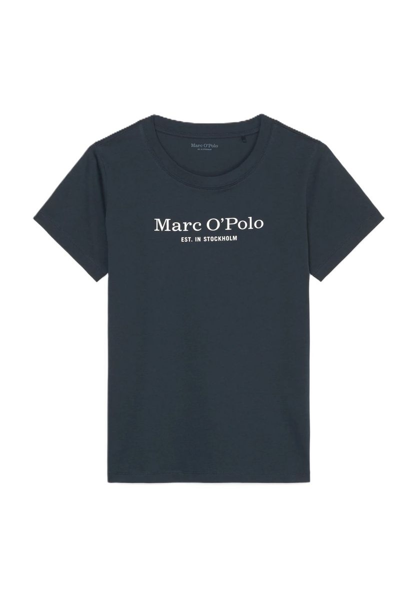 Klassisches Baumwoll-T-Shirt mit Logo-Print