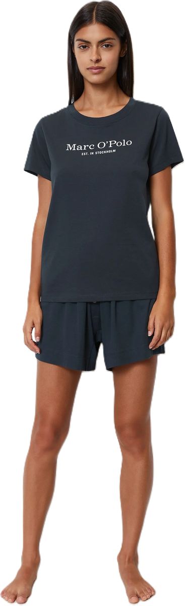 Klassisches Baumwoll-T-Shirt mit Logo-Print