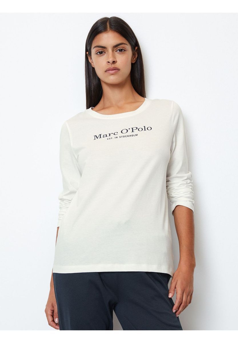 Langarmshirt mit Grafikdruck für Loungewear