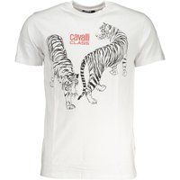 Lässiges T-Shirt mit Tiger-Grafikprint