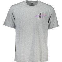 Kurzärmeliges T-Shirt mit Grafik-Baumwolljersey