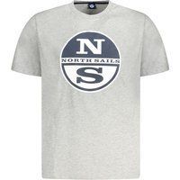 Baumwoll T-Shirt mit Logo-Print