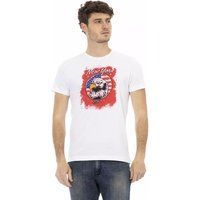Baumwoll-T-Shirt mit Adlergrafikdruck