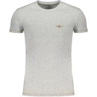 T-Shirt mit Rundhalsausschnitt aus Baumwollmischung
