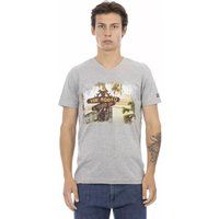 Rodeo Drive Grafik T-Shirt mit V-Ausschnitt