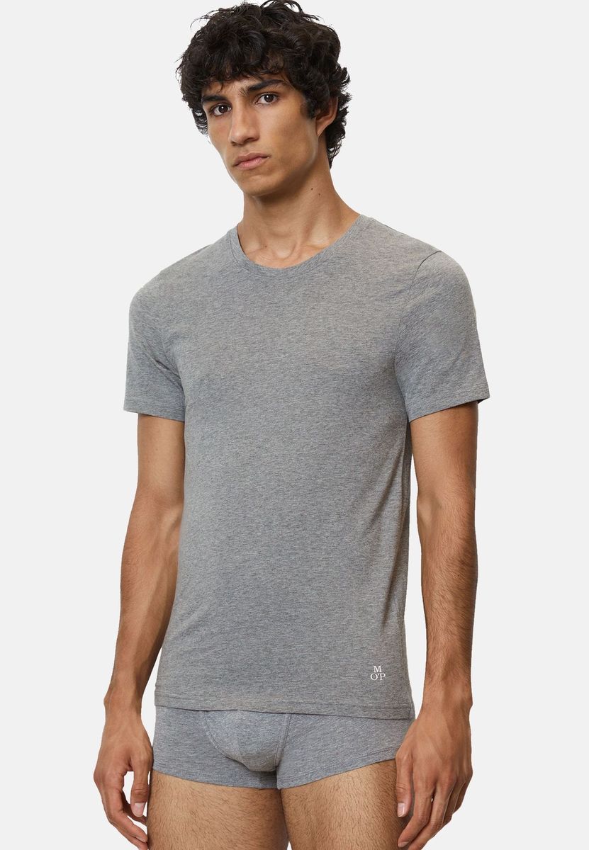 Essentielles Rundhals-Unterhemd im Doppelpack