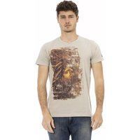 Vintage Grafikdruck Baumwoll T-Shirt