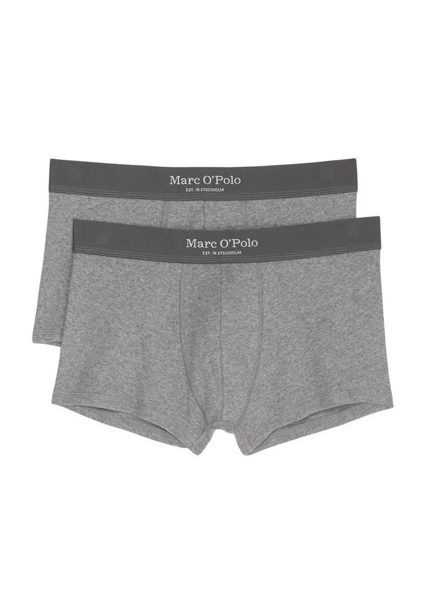 Klassische gerippte Boxerbriefs aus Baumwollmischung