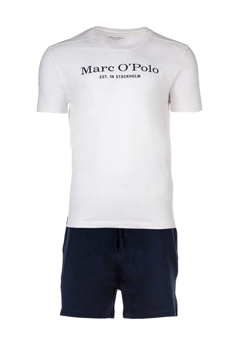 Marc O'Polo Mix & Match Shorty, Jersey-Qualität, atmungsaktiv, für Herren, blau, L