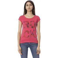 T-Shirt mit floralem Rock-Print